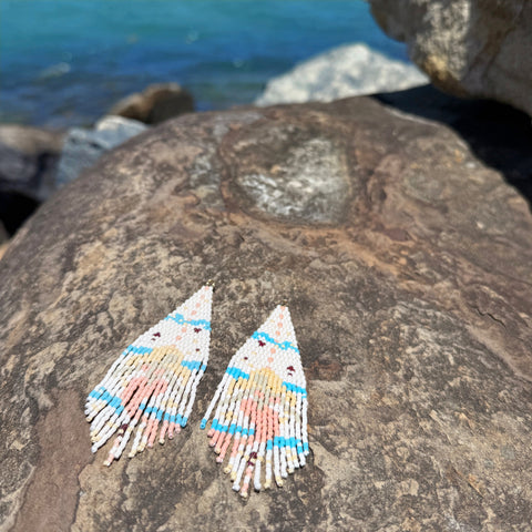 Mermaid Dance Fringe Earrings