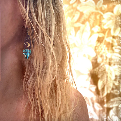 Night Sky Fringe Petite Earrings