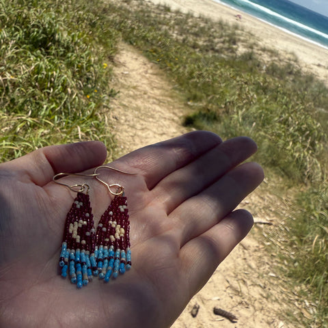 Night Sky Fringe Petite Earrings