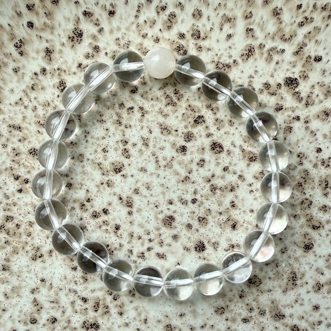 Clear Heart Bracelet