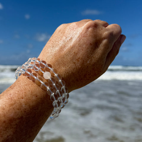 Clear Heart Bracelet