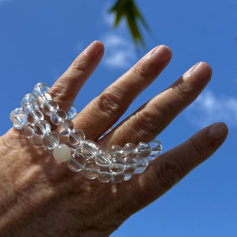 Clear Heart Bracelet