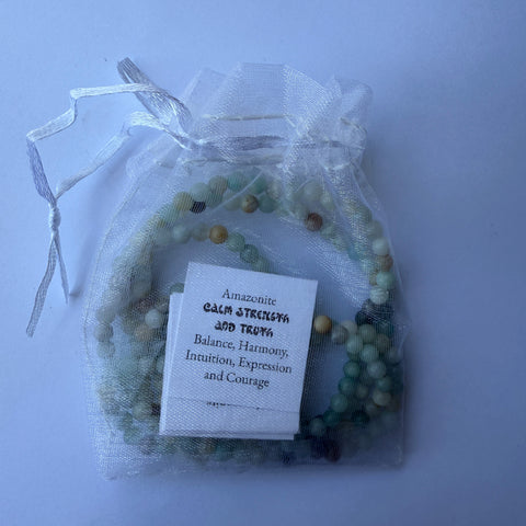 Amazonite Natural Bracelet — Petite