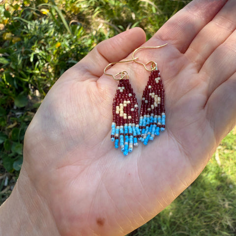 Night Sky Fringe Petite Earrings