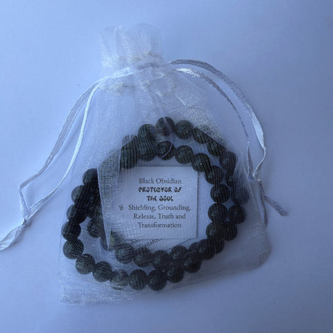 Black Obsidian Bracelet