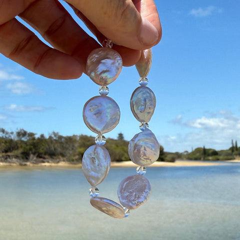 Moonlit Pearl Bracelet