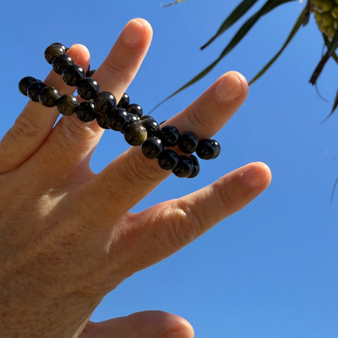Black Obsidian Bracelet